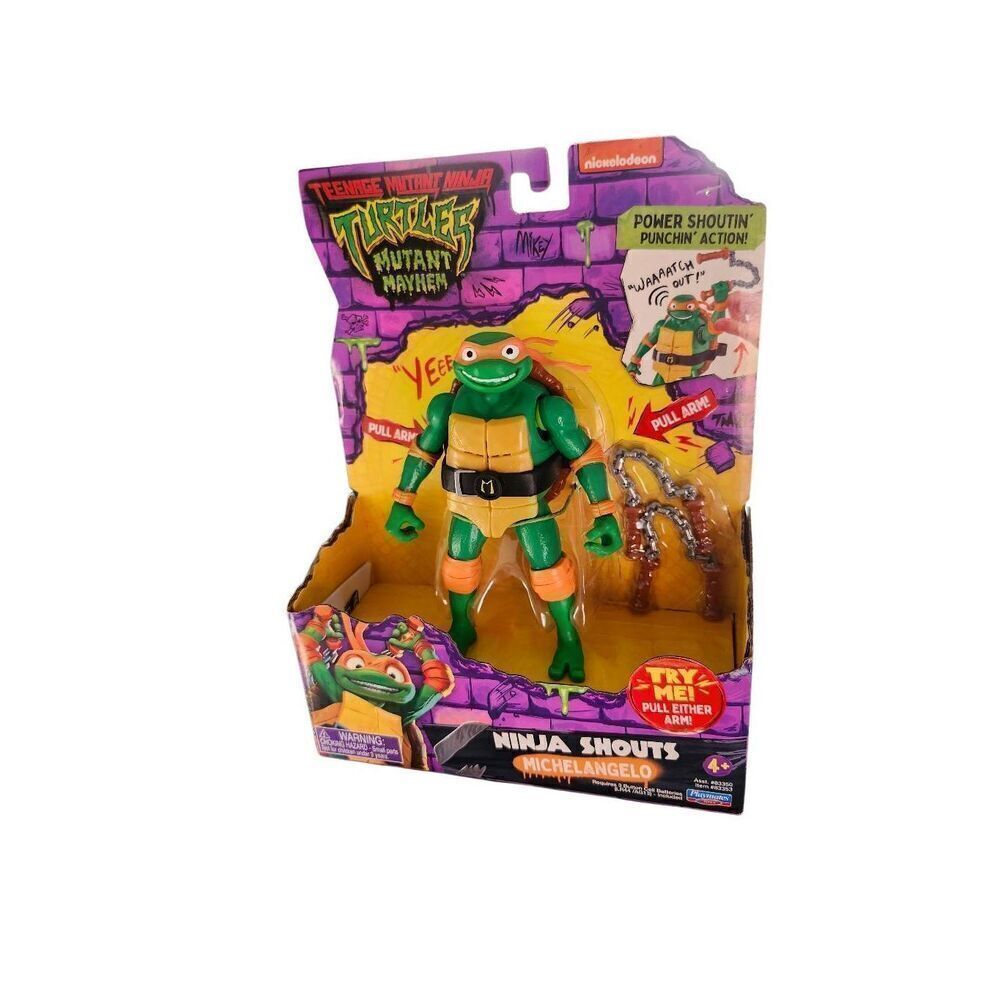 Teenage Mutant Ninja Turtles Mutant Mayhem Ninja Shouts Donatello Action Figure